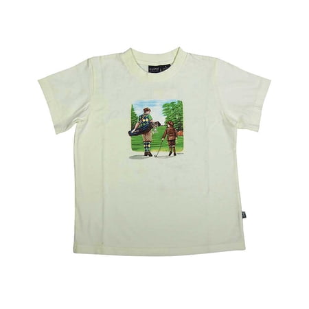 E-Land - Little Boys Short Sleeved Tee Shirt 13431-6 (ivory)