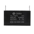 thumbnail image 4 of Black 12uf Generator Capacitor Generator Cbb61 12uf 50/60hz 350vac Fan Motor, 4 of 4