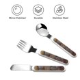 thumbnail image 3 of Haiem Valley Meditating Guinea Pig for Stainless Steel Kids Silverware Set - Children’s Utensil Set - Children's Knife, Fork And Spoon Set - Metal Kids Cutlery Set, 3 of 8