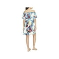 thumbnail image 2 of RACHEL ROY Womens Ivory Ruffled Floral Cap Sleeve Shift Dress Size: S, 2 of 2