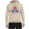 thumbnail image 2 of Wild Bobby Spilling The Tea Since 1773 Unisex Hoodie Sweatshirt, 2 of 6