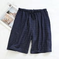 thumbnail image 2 of Men's Plus Size Sleep Shorts Akafmk Men's Pajama Shorts Soft Sleepwear Bottom Shorts Home Shorts Lightweight Loungewear Shorts with Pockets, 2 of 3