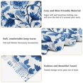thumbnail image 5 of FORMRS Womens Scarf Winter Soft Long Big Warm Shawls Wrap Tassel Scarves, Blue Floral Pattern, 5 of 9
