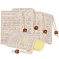 thumbnail image 2 of 8 Pcs Pochette à Savon Mousse Exfoliante Filet à Savon Sac de Conservation, 2 of 10