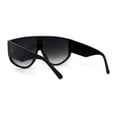 thumbnail image 2 of Hommes Incurvés Haut Grand Bouclier Racer Lunettes de Soleil Noir Fumée, 2 of 4