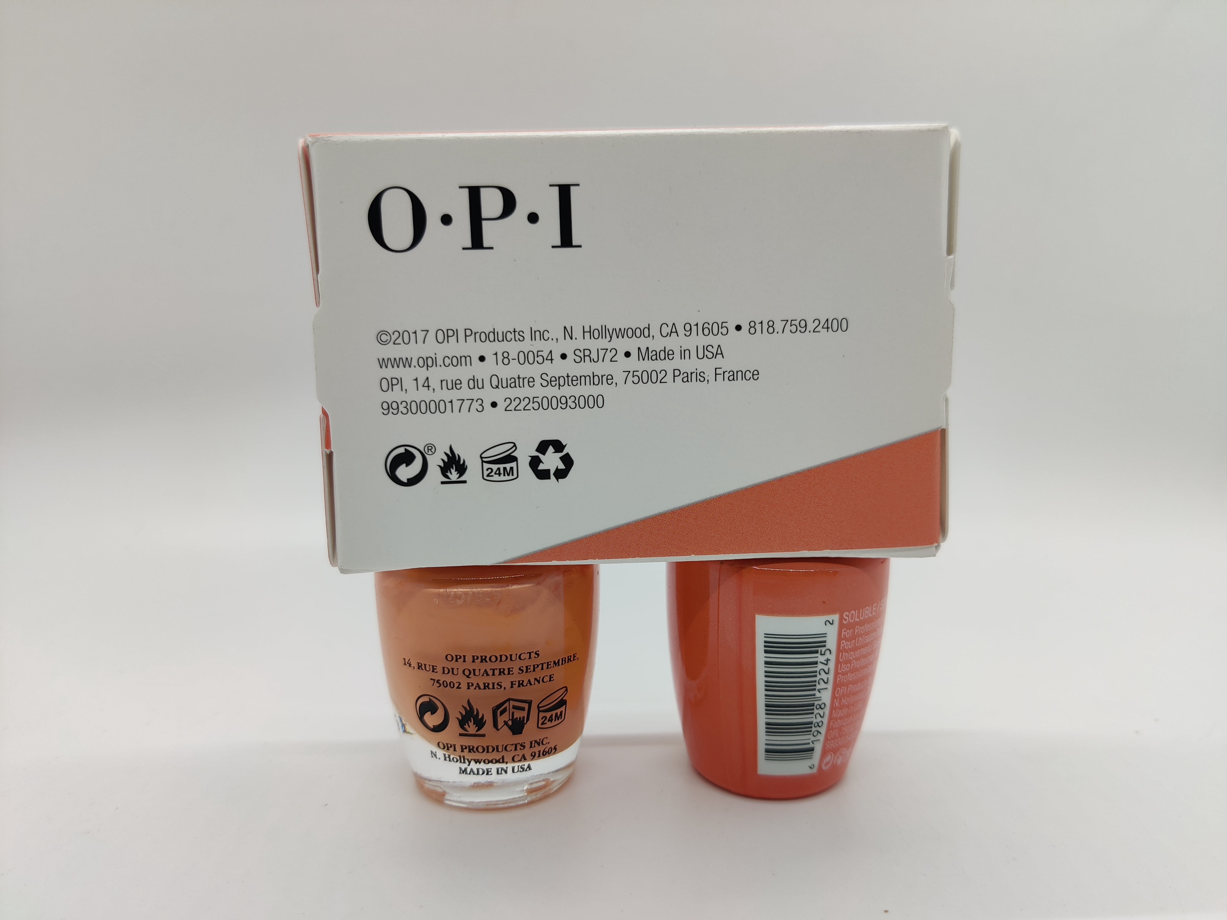 OPI Iconic GC/NL Duo  - GelColor Soak-Off Gel Lacquer + Nail Lacquer GCN58 / NLN58 Crawfishin' For a Compliment