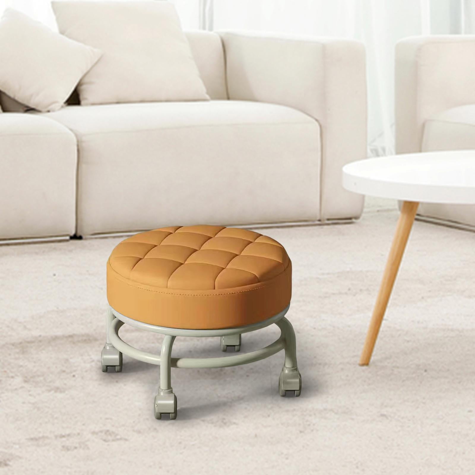 Rotative Stool Low Roller Seat Stool Swivel Chair Low Noise Round 360 Rotating Rolling ...
