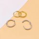 thumbnail image 2 of CHAO Pendientes de aro finos con colgante elegante y colorido de color sólido para mujeres y hombres, unisex, 8 mm, 2 of 5