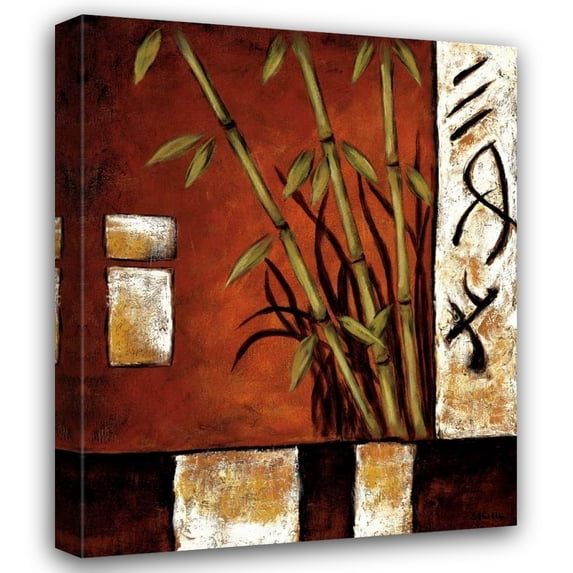 Krista Sewell 28x34 Gallery Wrapped Canvas Wall Art Titled - Russet Silhouette I
