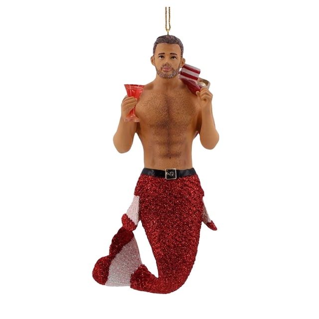 Merman Ornament Christmas Pendant Christmas Tree Acrylic Pendant Christmas Tree Decoration Navidad Decorations For Home