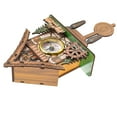 thumbnail image 3 of Wooden Pendulum Wall Clock with Cuckoo Bird, 3 of 8