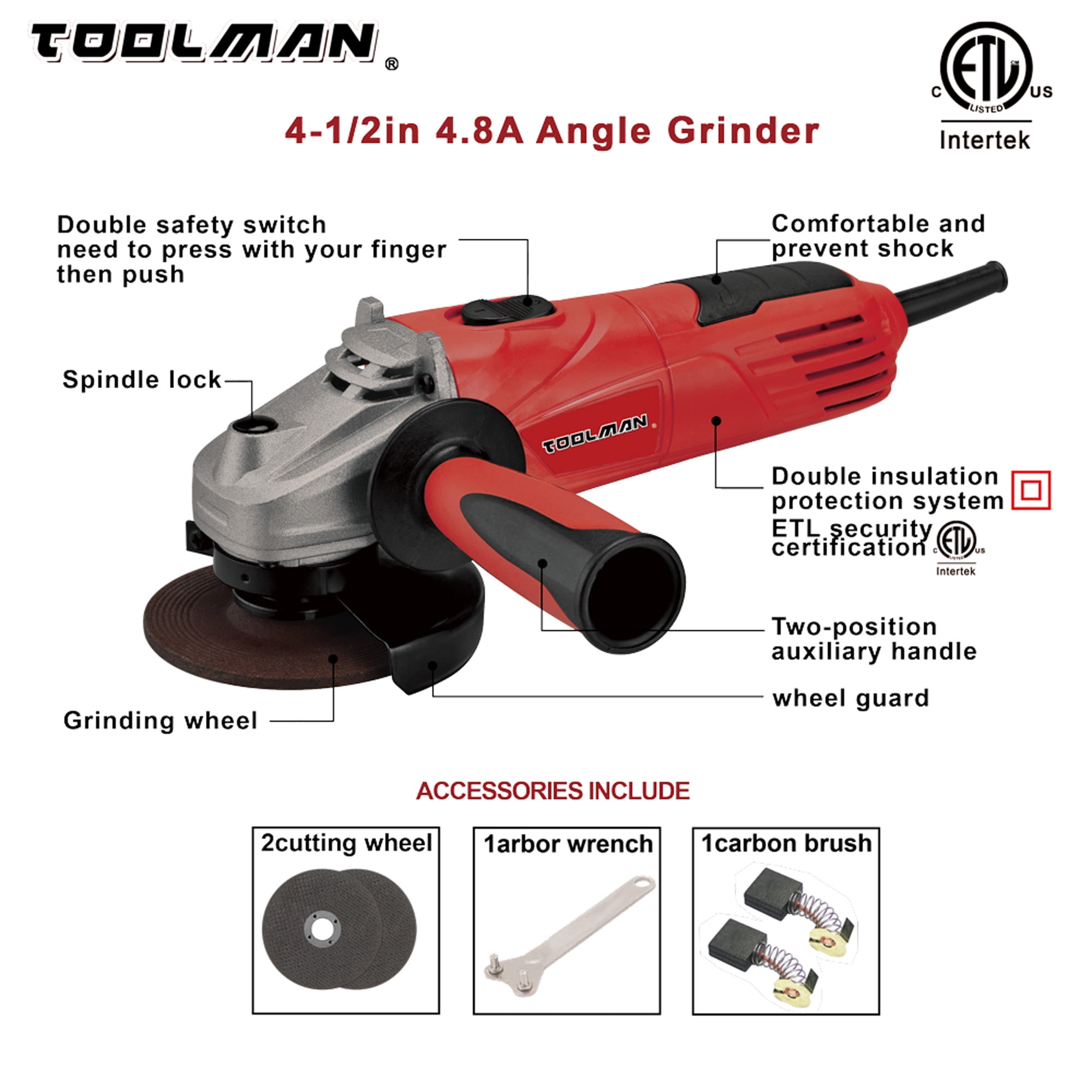 Angle Grinder Cover Metal Wheel Guard Angle Grinder Power Tool Accessories ...