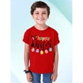 thumbnail image 2 of Happy Easter Egg Hunting Church Christian Event Group Youth T-shirt, Youth M, Red, 2 of 5