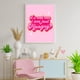 thumbnail image 4 of Póster de Girl Power para decoración de pared del hogar, arte inspirador, cita motivacional, pintura en lienzo, mamá, soy un hombre rico, Rosa, 4 of 4