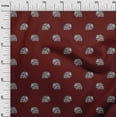 thumbnail image 2 of oneOone Cotton Flex Fabric Elephant Block Printed Craft Fabric BTY 40 Inch Wide, 2 of 4
