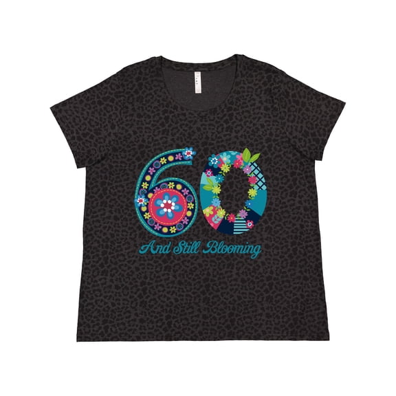 Inktastic Blooming 60th Birthday Women's Plus Size T-Shirt