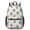 Pug and Crowns, variant on Bichon Frise and Dog Paw Print 17" School Backpacks for Teens,Waterproof Oxford Fabric,S-Shape Padded Straps for School,Travel,Hiking,Camping