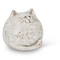 thumbnail image 1 of Boule en Résine de 4,5 Po Cat&44; Blanc Antique, 1 of 1