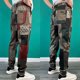 thumbnail image 2 of Pantalones casuales para hombre, estilo coreano ancho, elegante, clásico, tendencia, ropa de calle, moda suelta, estética hippie, pantalones largos de algodón para hombre S, 2 of 5