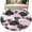 Pink, variant on Pink Black Mushroom Entryway Rug 2x3 Area Rug Washable Indoor Doormat Small Bathroom Rugs Non-Slip Low Pile Accent Throw Rugs Fall Botanical Polka Dots Floor Carpet for Kitchen Bedroom Entrance