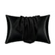 thumbnail image 2 of Funda de almohada de satén para cabello y piel, juego de 2 fundas de almohada de tamaño estándar y paquete de 2 fundas de almohada de satén suave (50,8 x 76,2 cm), 2 of 7