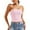 Pink, variant on Uinagy Women's Solid Color Tube Top Sleeveless Vest Top