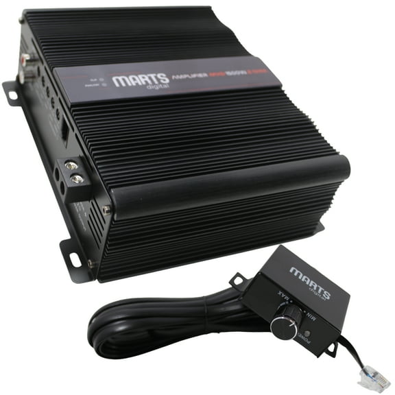 Marts Digital MXD 1500 2 Ohm Monoblock 1500W Class-D Full Range Car Amplifier