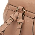 thumbnail image 6 of Tory Burch Women's Thea Pebbled Leather Mini Convertible Bucket Backpack (Pink Moon), 6 of 7