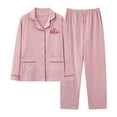 thumbnail image 2 of gbyLJF Modest Workout Sets for Women Travel Clothes Women Set Spring Sets Women 2 Piece Outfits Womens 2 Piece Set Pink 3XL, 2 of 7