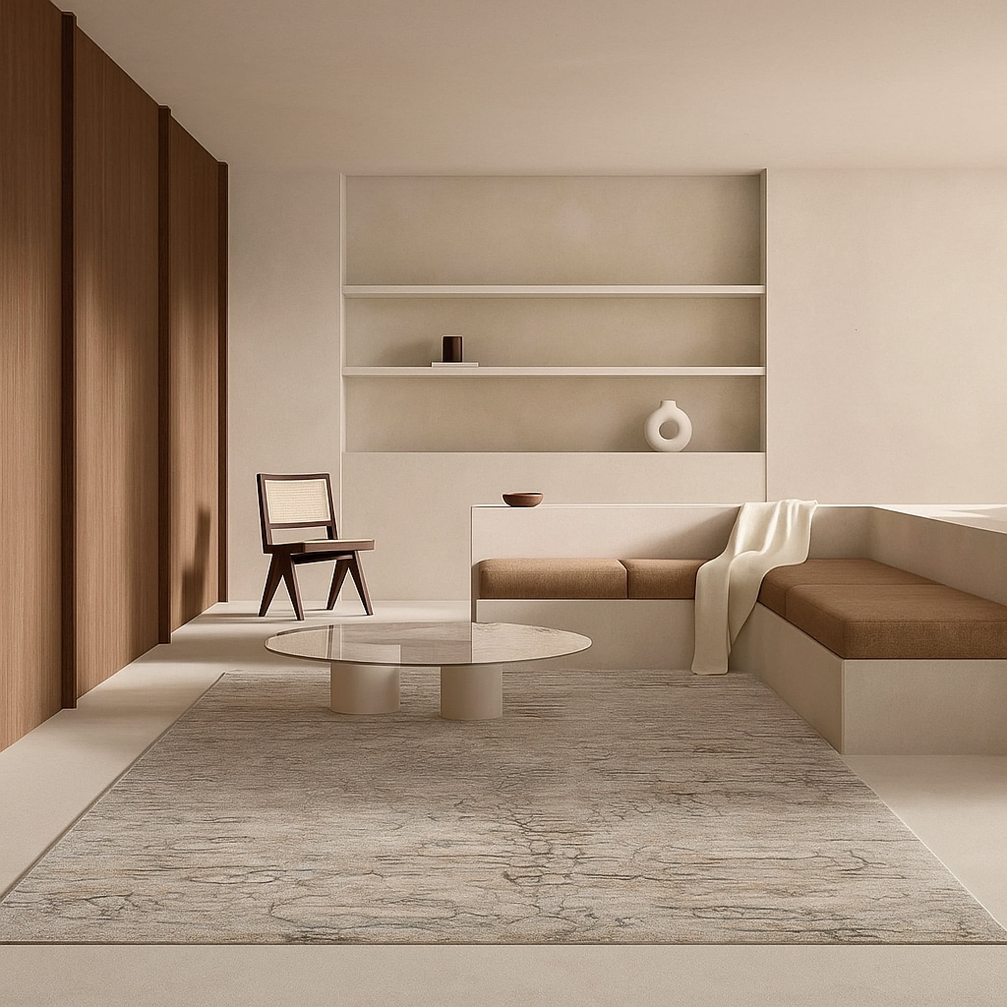 Rug Branch Melo Collection Modern Abstract Scandinavian Indoor Area