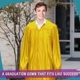 thumbnail image 6 of Endea Graduation Shiny Gold Graduation Gown, 6 of 8