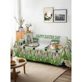 thumbnail image 3 of Spring Easter Couch Cover, Easter Eggs Bunny Truck Botanical Wooden Sofa Cover Blanket for 1 Seat Cushion, Sectional Sofa Slipcover Furniture Protector for Living Room Bedroom 71''x91'', 3 of 9