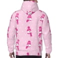 thumbnail image 5 of Hoodies for Men - Pink Scarf Snowman Long Sleeve Comfrt Men'S Fashion Hoodies & Sweatshirts, Sweatshirts for Men Hoodies Pullover Clothing Clothes with Pouch, 5 of 7