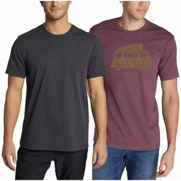 Eddie Bauer Mens Tee, 2-pack