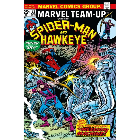 Marvel Comics - Hawkeye and Spider-Man Wall Poster, 22.375" x 34"
