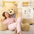 thumbnail image 6 of MorisMos 5ft Teddy Bear Stuffed Animals Human Sized Teddy Bear Plush Toy, 6 of 8