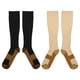 thumbnail image 5 of Medias de compresión Unique Bargains 6 pares para correr negro beige XXL, 5 of 7