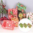 thumbnail image 4 of papel de regalo de papel de Navidad de 3 piezas, papel de embalaje de embalaje de Navidad de 20 * 29 pulgadas , sin santa Verde sin santa Magideal papel de regalo, 4 of 7