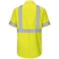 thumbnail image 4 of Red Kap Men's Hi-Visibility Short Sleeve Ripstop Work Shirt - Type R, Class 2, 4 of 5