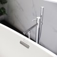 thumbnail image 5 of Plaisir Freestanding Bathtub Faucet in Chrome, 5 of 11
