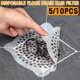 thumbnail image 2 of Colador de pelo desechable para desagüe de baño, tapón de filtro, pegatina, suministros de cocina, antibloqueo, 10 piezas, 2 of 4