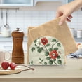 thumbnail image 2 of Yayeee Napkin Holder for Table Kitchen Paper Tissue Organization, Red Floral Pattern, 2 of 8