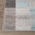 thumbnail image 3 of Superior Modern Geometric Fire Retardant and Anti-Static Indoor Runner Rug, 2'7"x10', Rivuet, 3 of 6