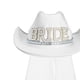 thumbnail image 2 of Wild West Pearl Bride Veil Cowboy Cowgirl Hat White Girls Disfraz Ropa Sombreros para el sol para despedida de soltera Juego de imaginación Fiesta de, 2 of 3