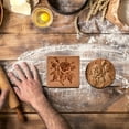 Raspberry Shortbread MoldCarved Wood Gingerbread Biscuits Shortbread