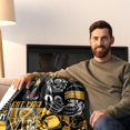 thumbnail image 2 of Football Gifts for Men Women, City Football Fans Flannel Blanket, Pittsburgh Gifts Ideas for Men Women Boys Kids Throw Blanket 60"x50", 2 of 6