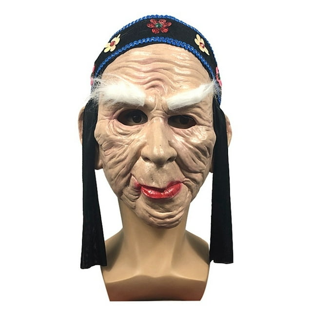 Máscara, peluca, sombrero, terror, Halloween, mascarada, cosplay