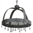 thumbnail image 2 of Satin Copper Dome Hanging Pot Rack with Grid & 16 Hooks, 2 of 2