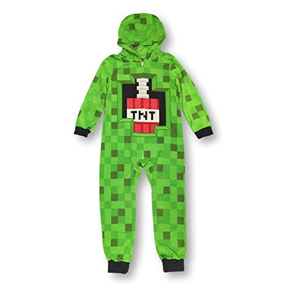 Minecraft Minecraft Pajamas for Boys Creeper Costume Blanket Footless