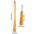 thumbnail image 2 of SKISUNO 2 Pcs Tall Shoehorn Ergonomic Design Timber for Children Daily Use, 2 of 6